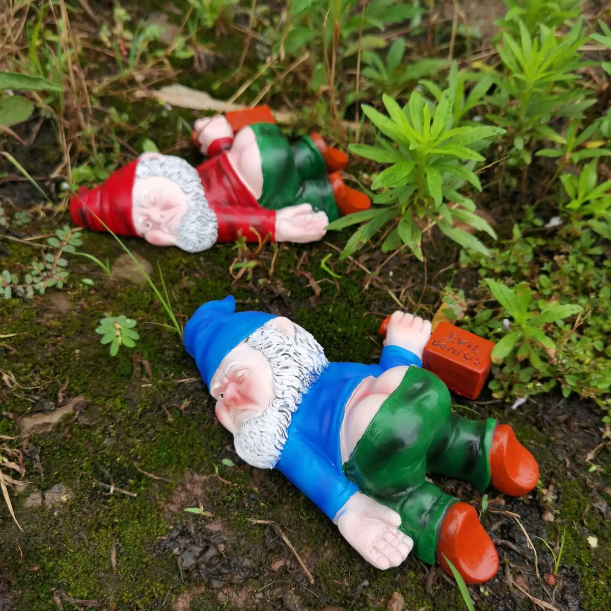 Funny Garden Gnome | Resin Yard Gnomes, Statues & Figurines | Indoor & Outdoor | Weatherproof Ornaments | Garden Gift Idea
