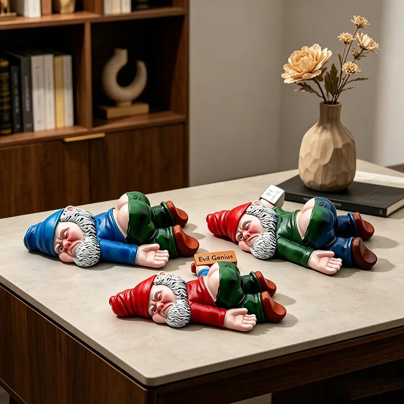 Funny Garden Gnome | Resin Yard Gnomes, Statues & Figurines | Indoor & Outdoor | Weatherproof Ornaments | Garden Gift Idea