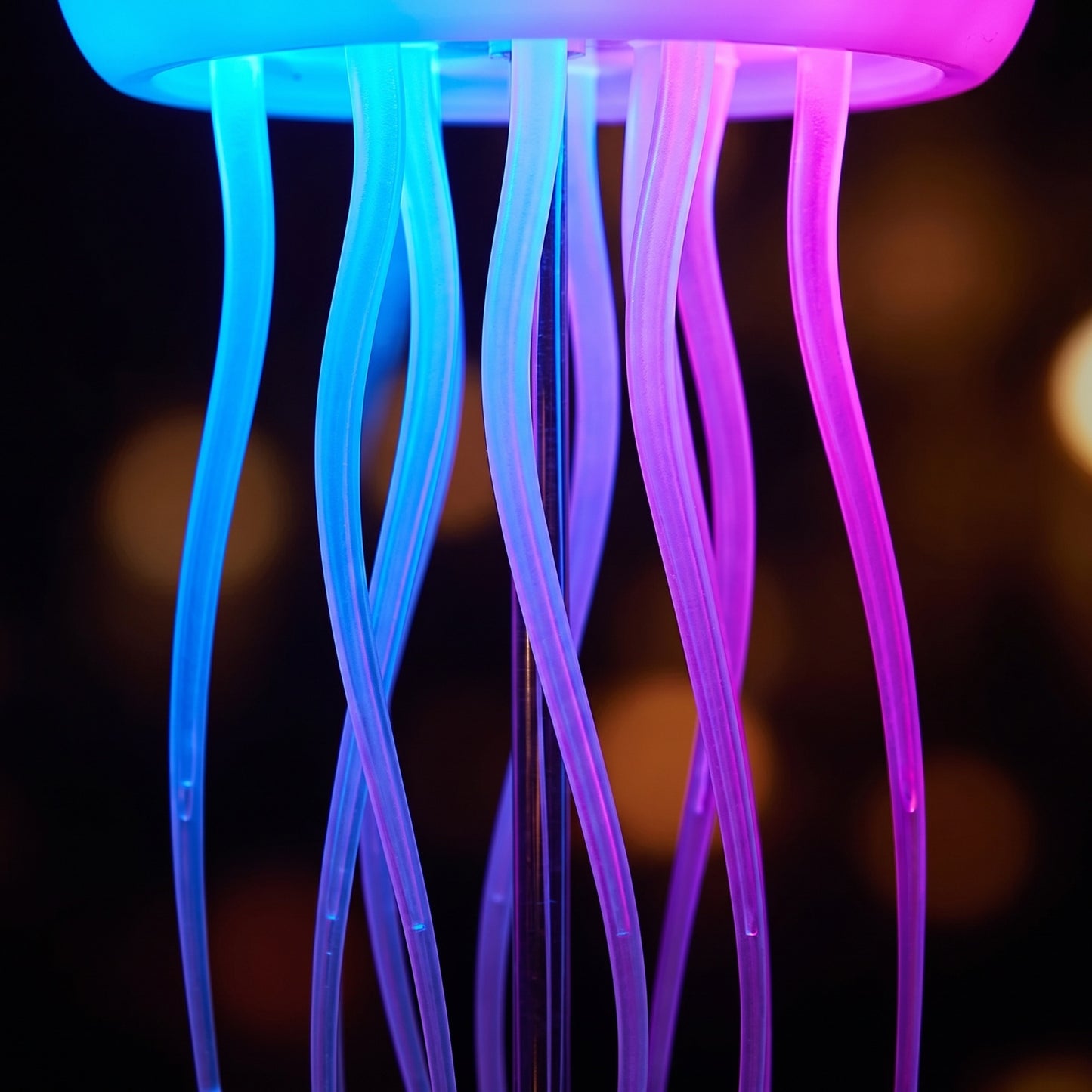 Jellyfish Lamp | 9-Tentacle RGB LED Mood Light with Remote