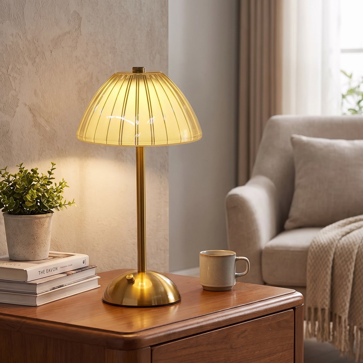 Crystal Table Lamp | LED Touch Sensor Night Light for Bedroom