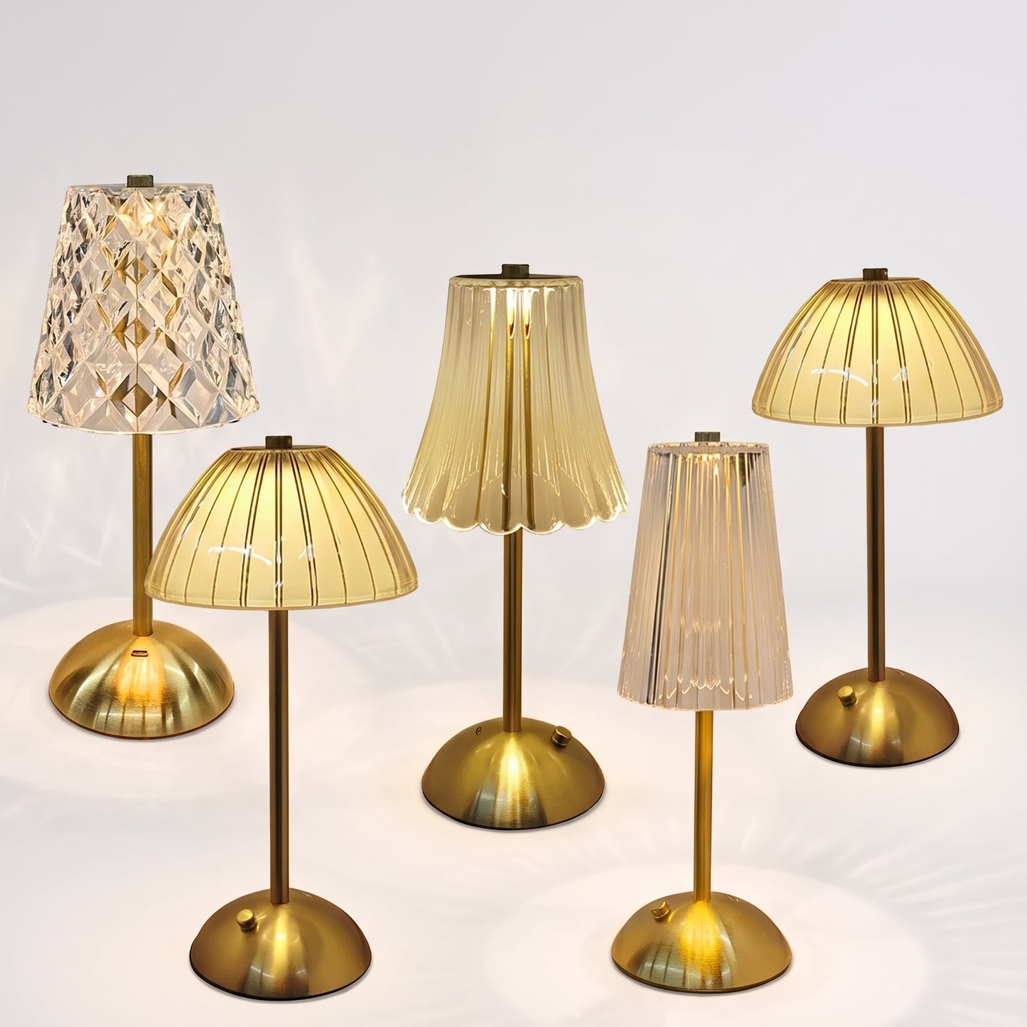 Crystal Table Lamp | LED Touch Sensor Night Light for Bedroom