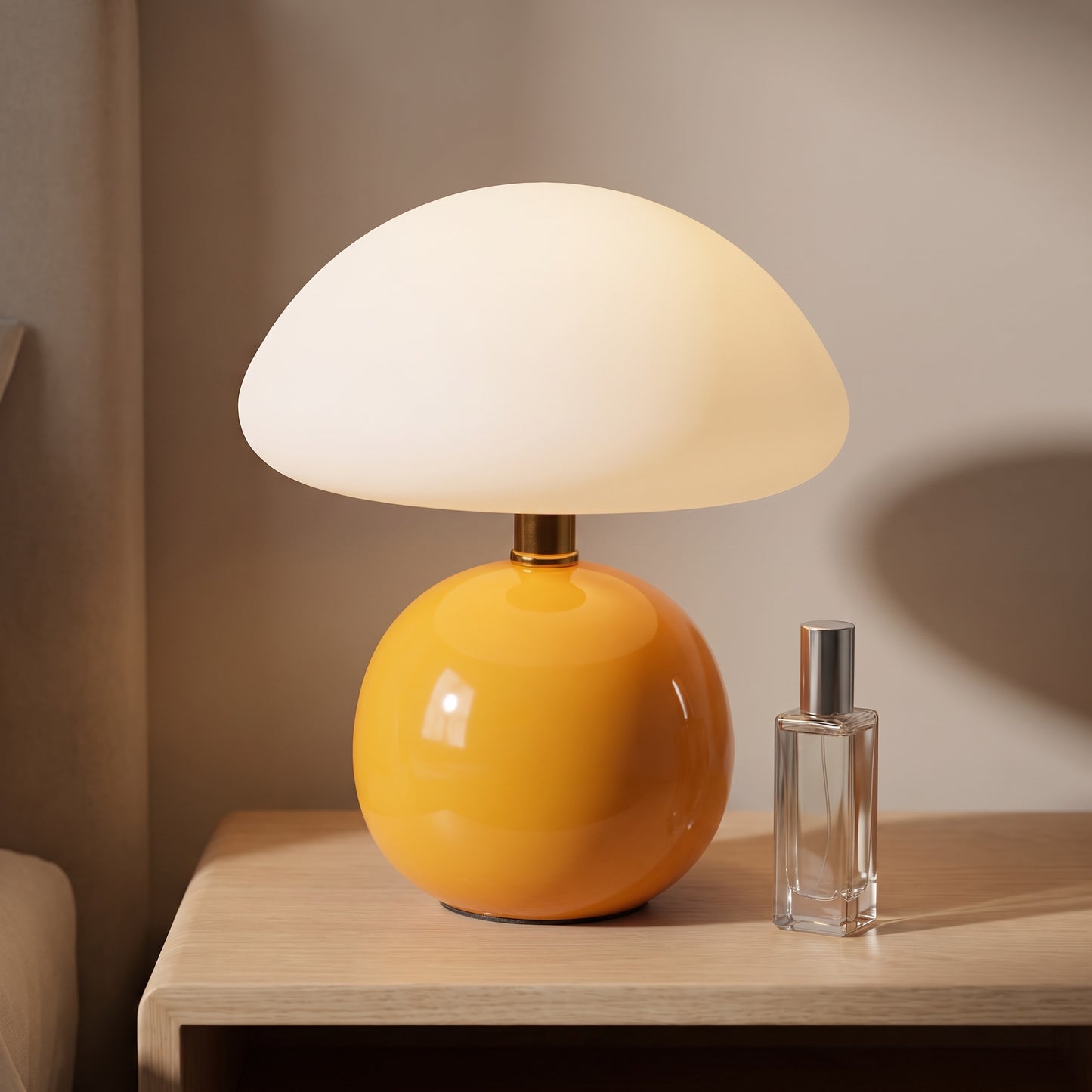 Mushroom Lamp | Dome & Ball LED Table Lamp, Dimmable Night Light