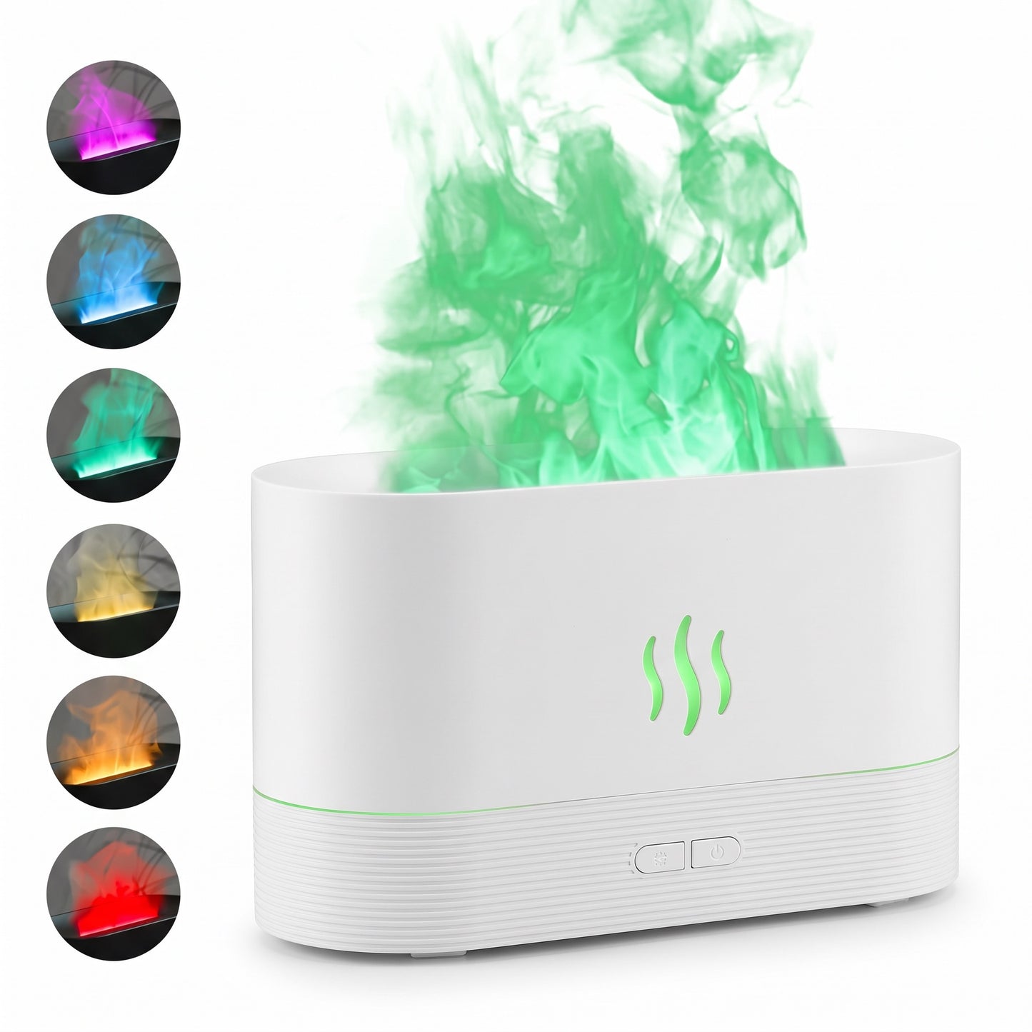 Flame Aroma Diffuser | 7-Color Flame Humidifier & Essential Oil Diffuser