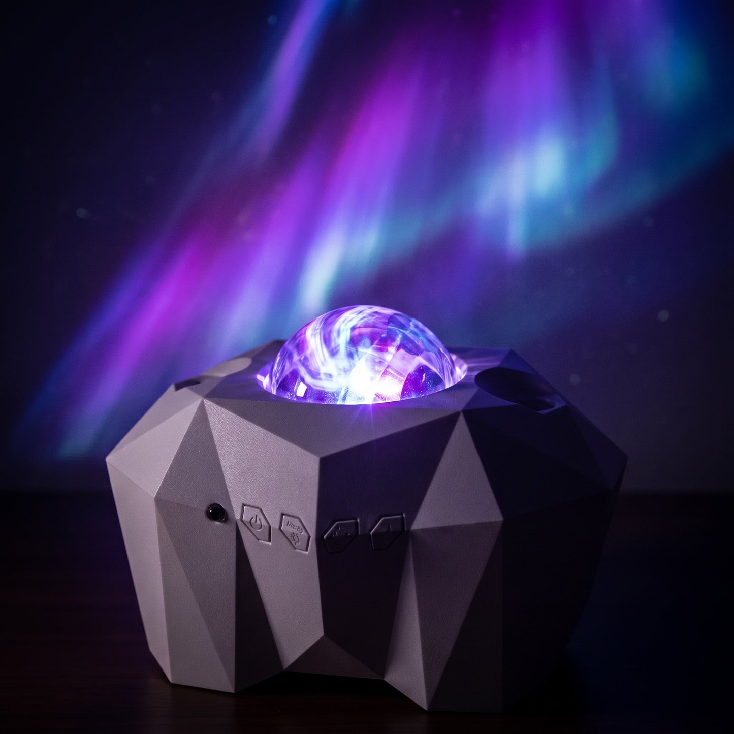 Aurora Projector | Northern Lights & Galaxy Star Night Light with Bluetooth Speaker