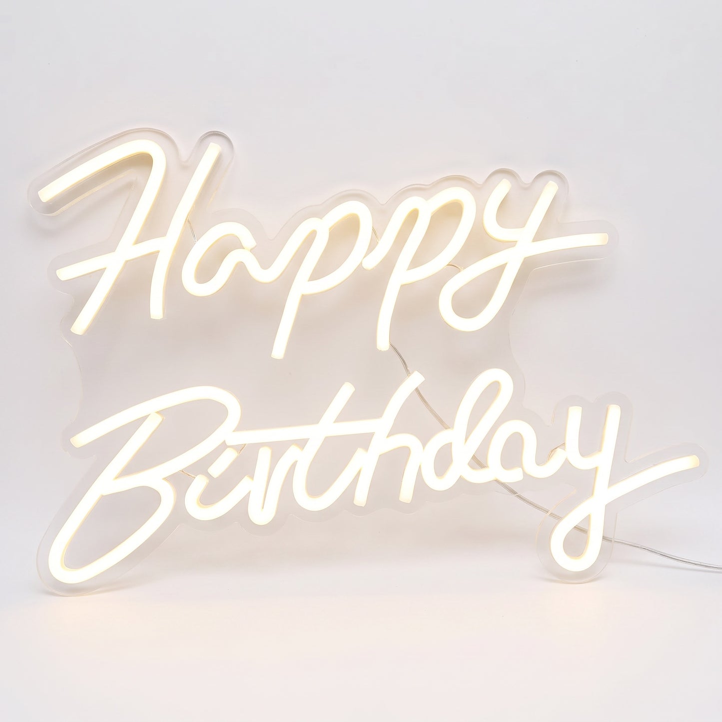 Happy Birthday Neon Sign | LED Wall Light for Parties & Photos