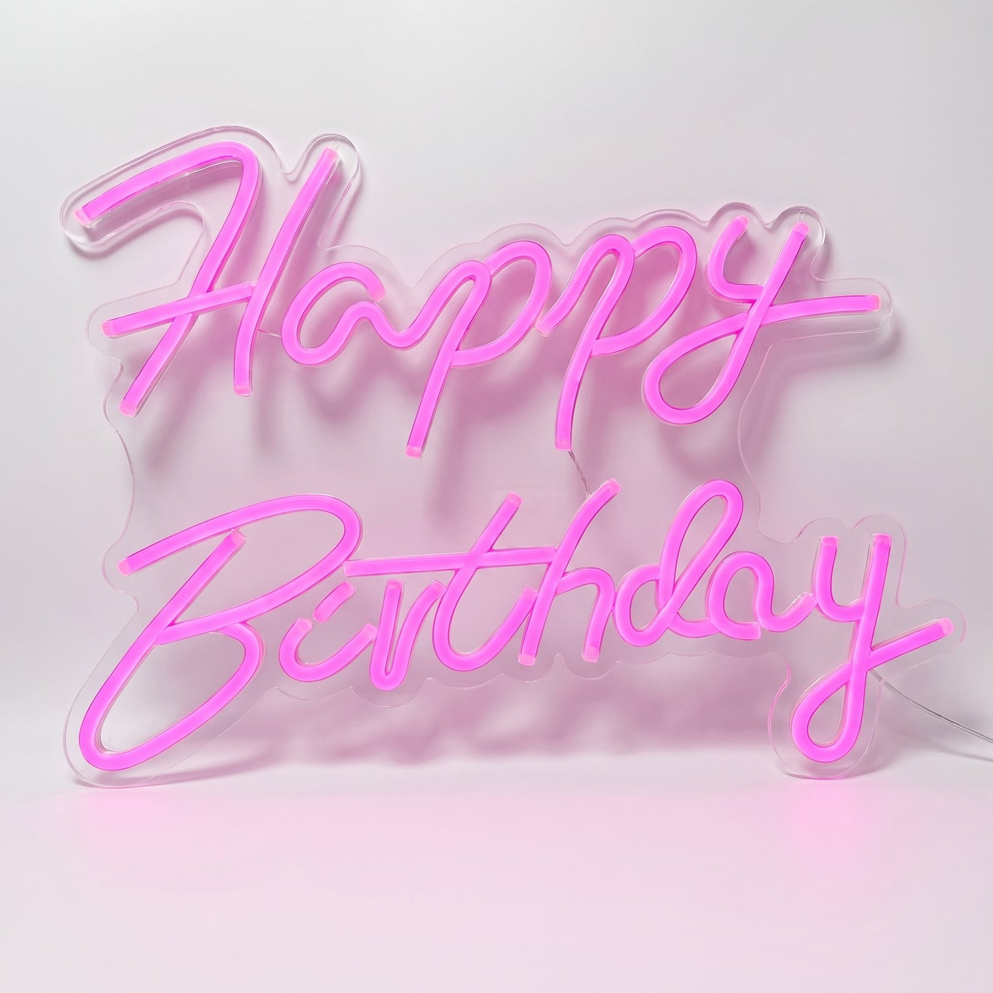 Happy Birthday Neon Sign | LED Wall Light for Parties & Photos