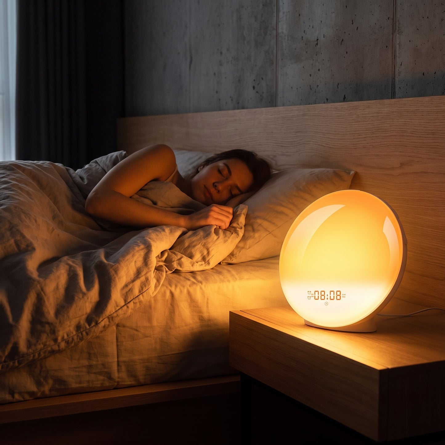 Sunrise Alarm Clock | Wake-Up Light with FM Radio & Night Light