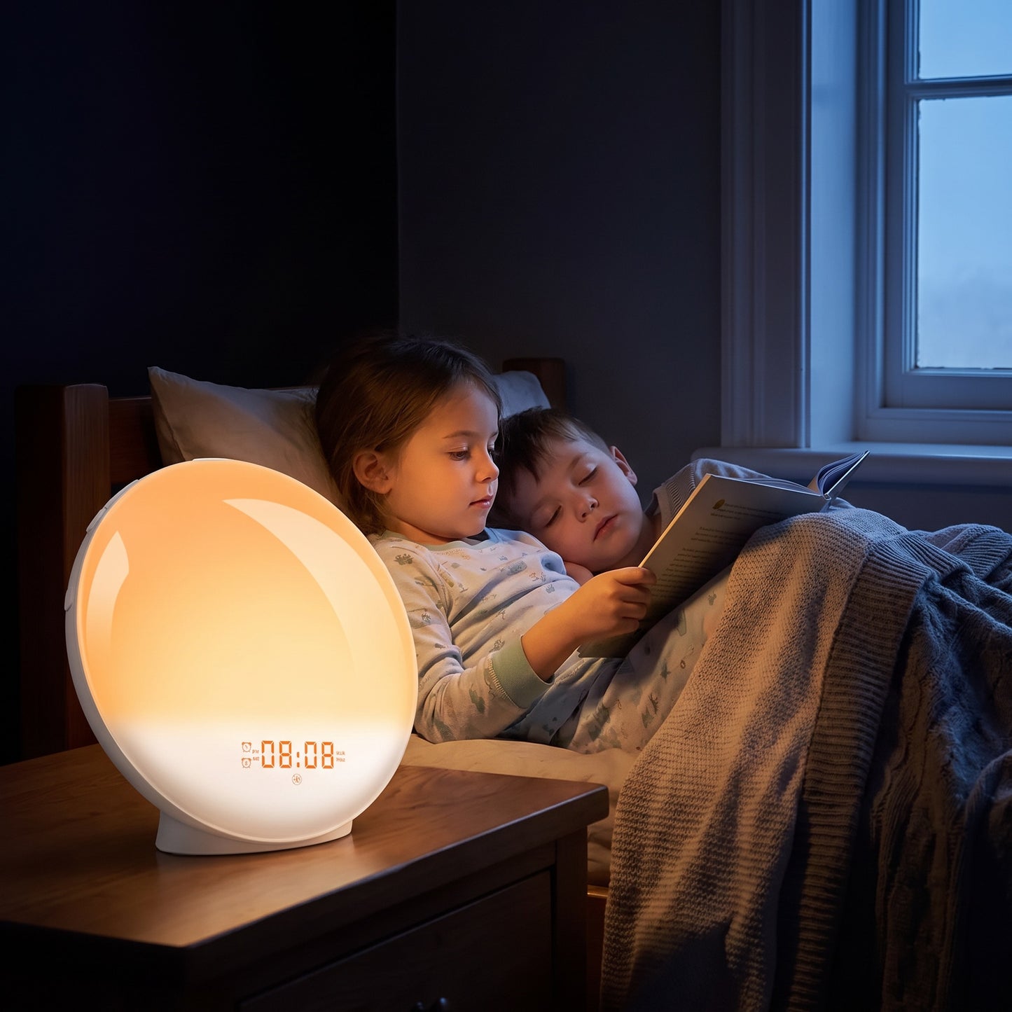 Sunrise Alarm Clock | Wake-Up Light with FM Radio & Night Light
