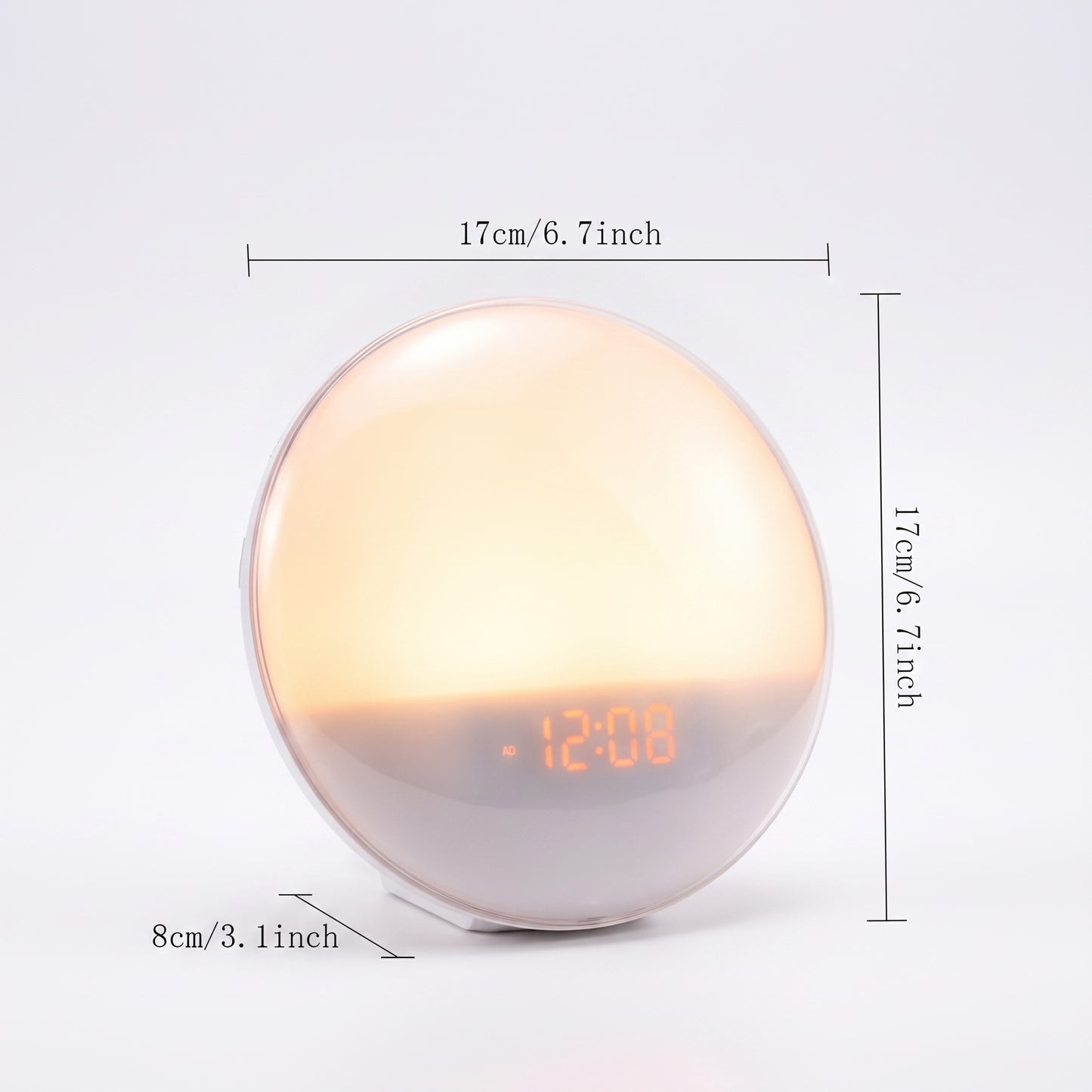 Sunrise Alarm Clock | Wake-Up Light with FM Radio & Night Light