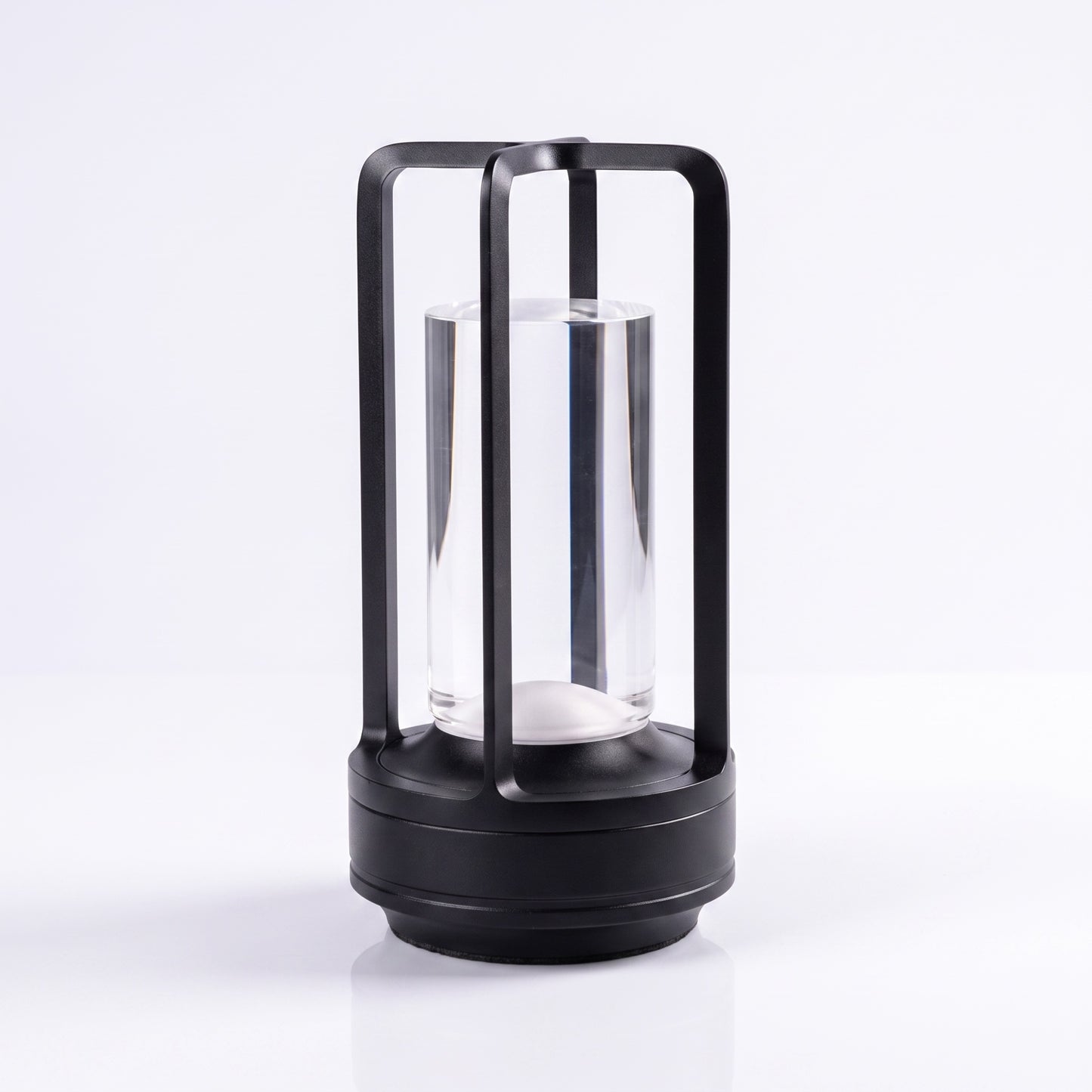 Cordless Table Lamp | Crystal Lantern LED Touch Lamp, Rechargeable & Dimmable