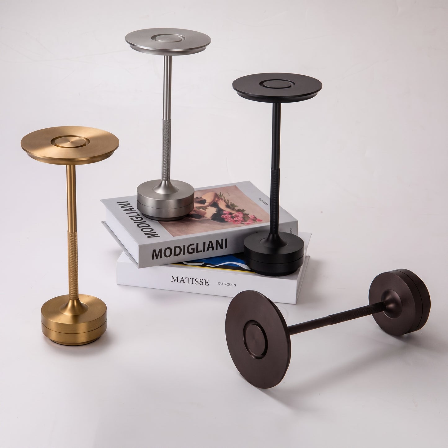 Cordless Table Lamp | Retro Rechargeable Dimmable LED Touch Light
