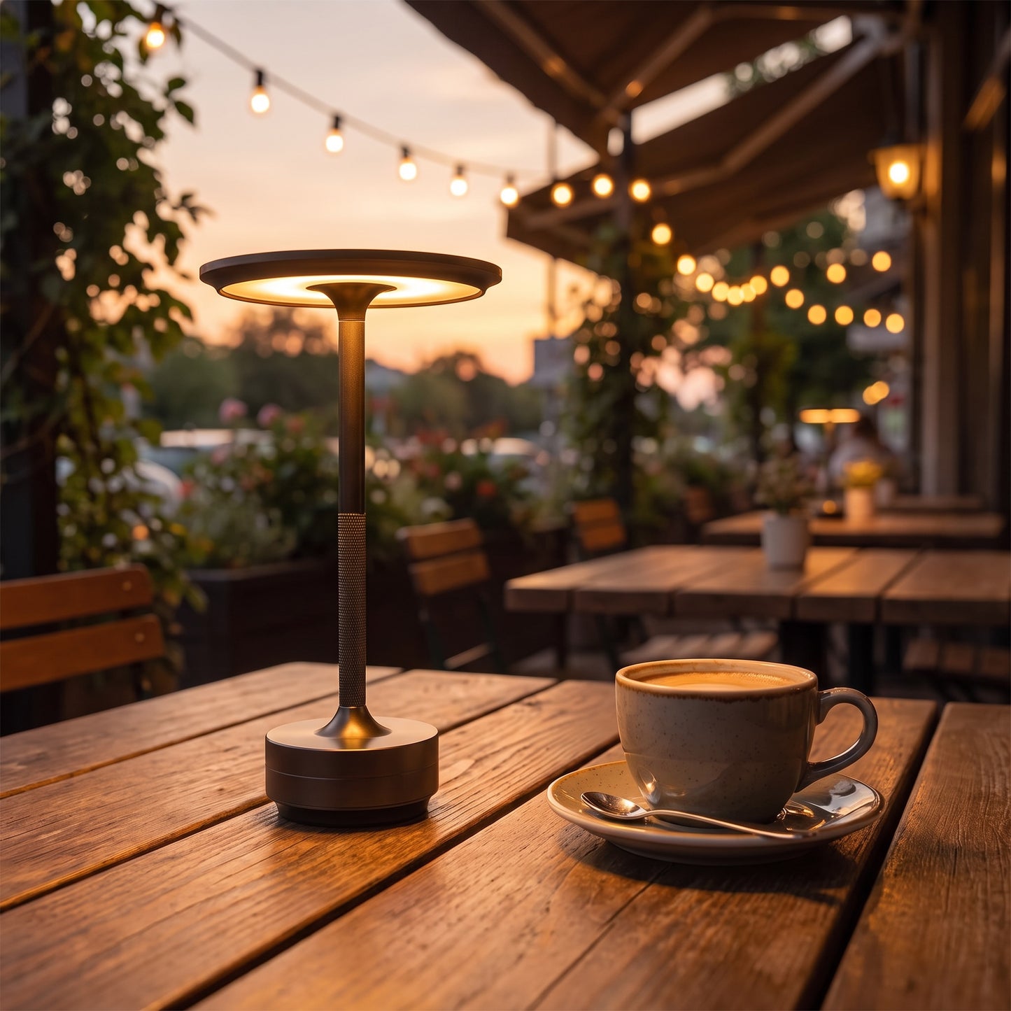 Cordless Table Lamp | Retro Rechargeable Dimmable LED Touch Light