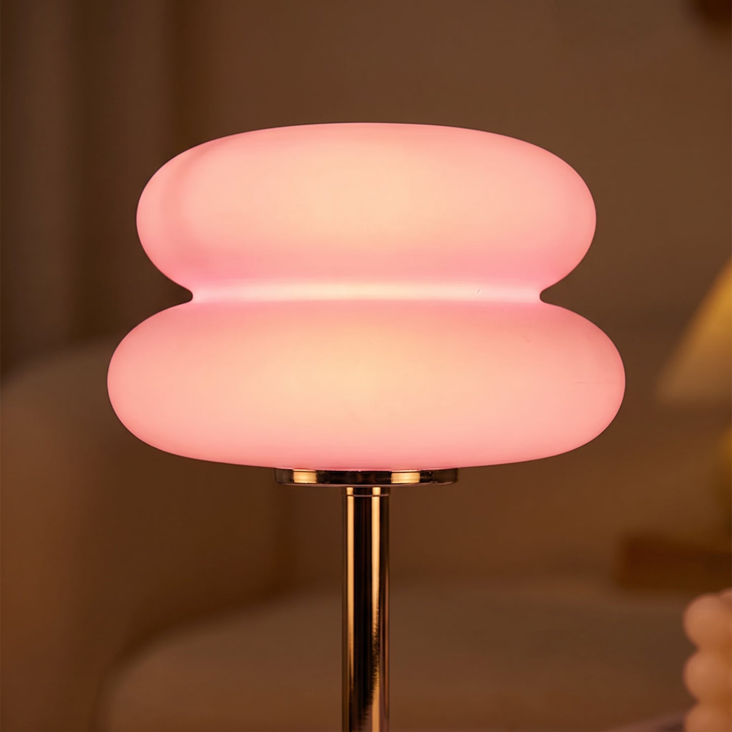 Bedside Table Lamp | Modern Frosted LED Lamp, Dimmable