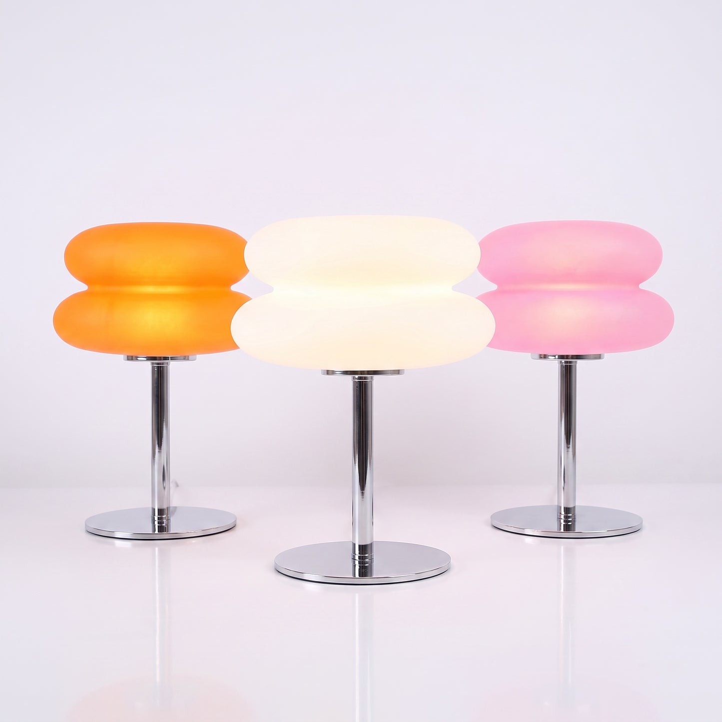 Bedside Table Lamp | Modern Frosted LED Lamp, Dimmable