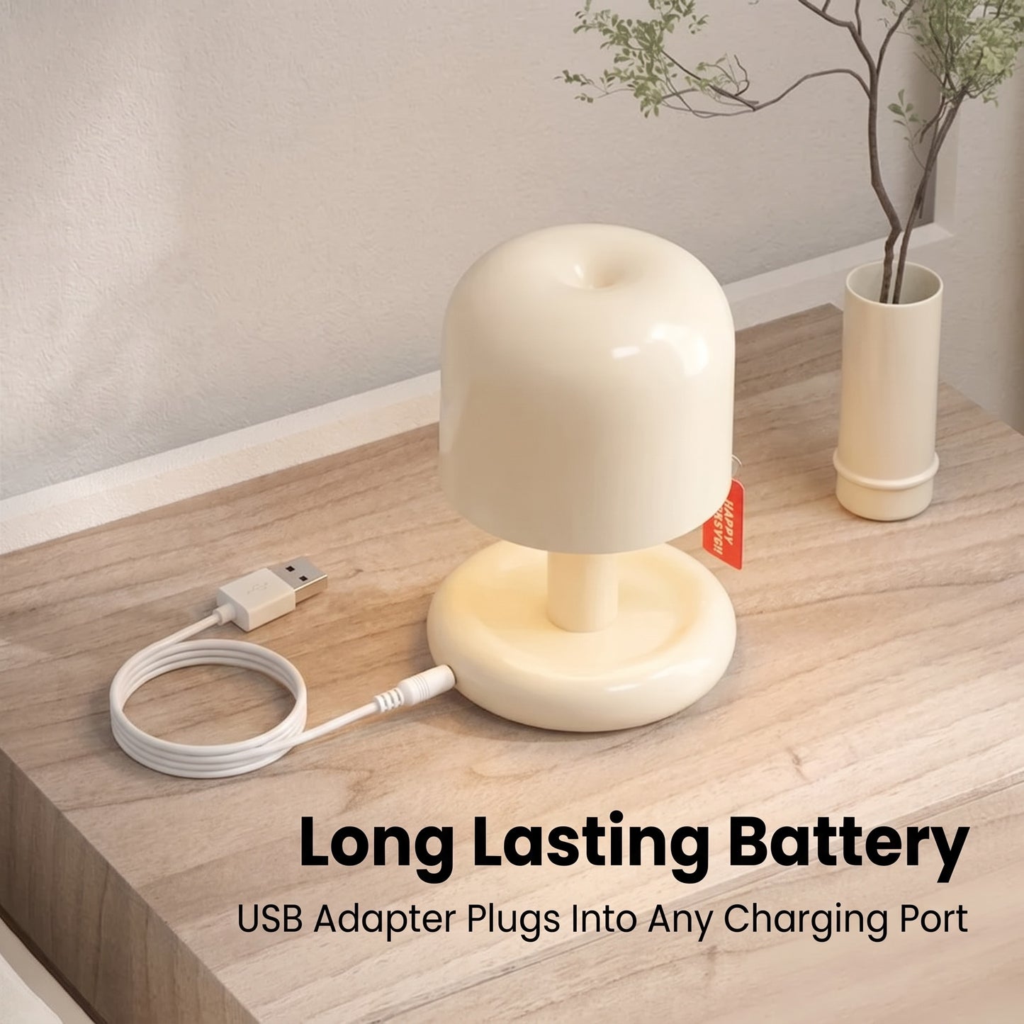 Sunset Night Light | Mini Rechargeable LED Bedside Lamp (Warm Glow)