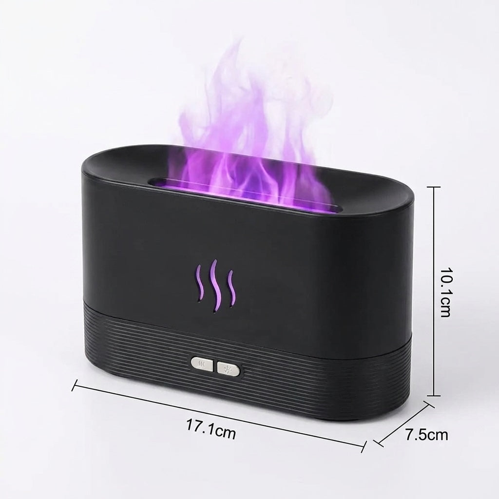 Flame Aroma Diffuser | 7-Color Flame Humidifier & Essential Oil Diffuser