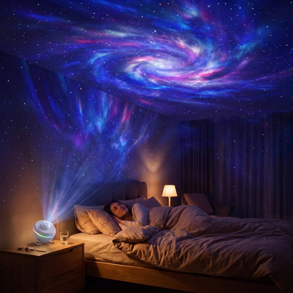 Galaxy Star Projector | Nebula & Starry Sky Night Light for Ceiling
