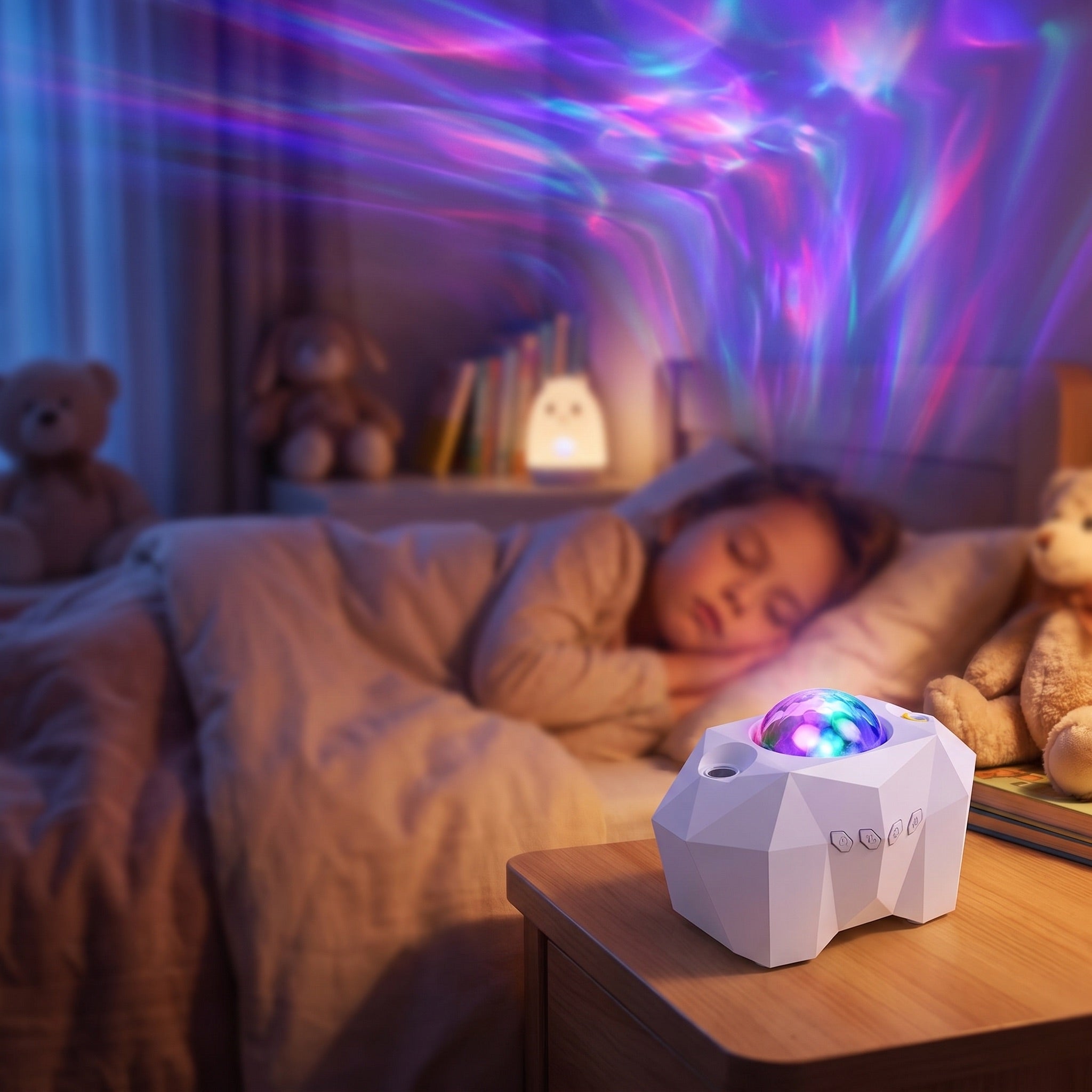 Aurora Projector | Northern Lights & Galaxy Star Night Light with Bluetooth Speaker & Remote, LED Sky Projector for Bedroom & Ceiling