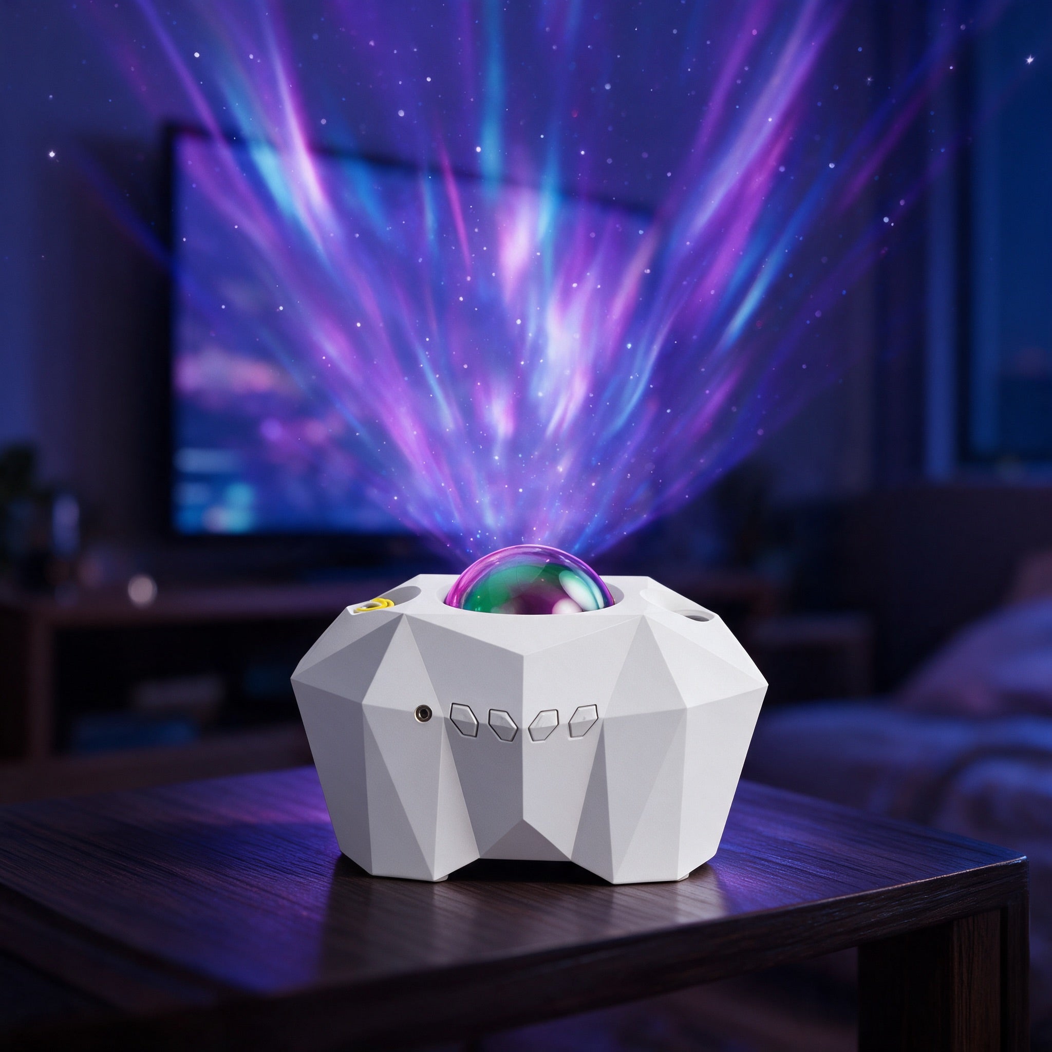 Aurora Projector | Northern Lights & Galaxy Star Night Light with Bluetooth Speaker & Remote, LED Sky Projector for Bedroom & Ceiling