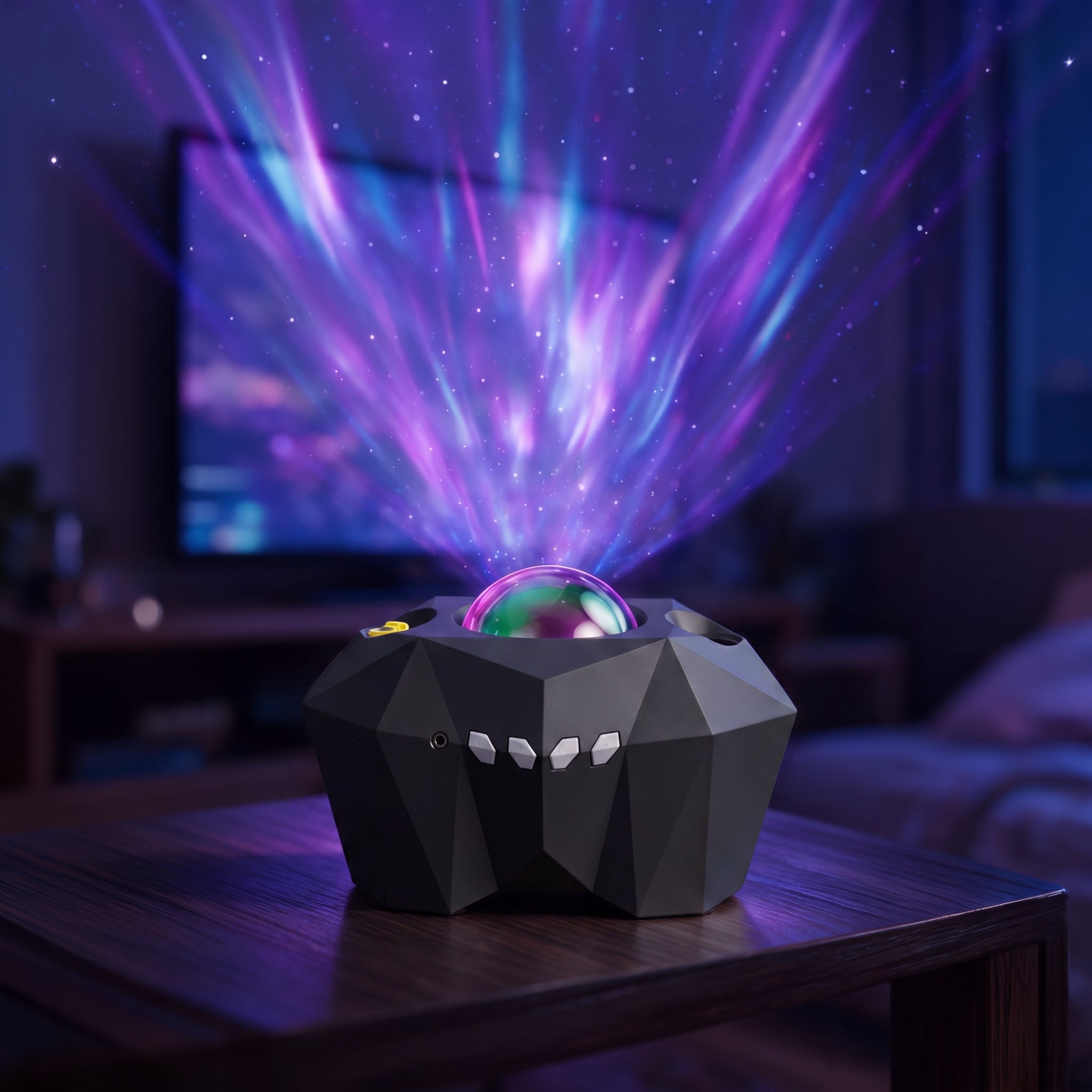 Aurora Projector | Northern Lights & Galaxy Star Night Light with Bluetooth Speaker & Remote, LED Sky Projector for Bedroom & Ceiling