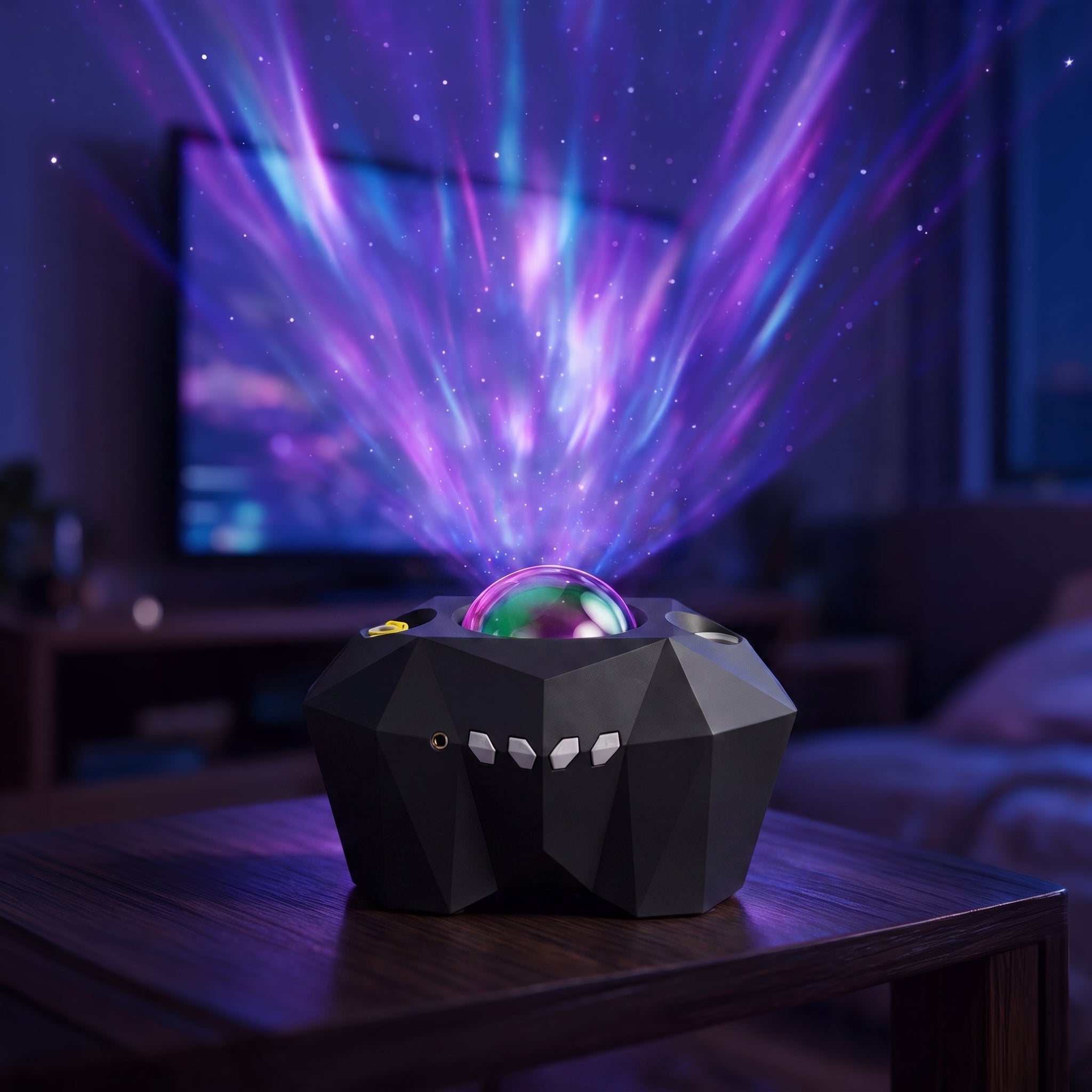 Aurora Projector | Northern Lights & Galaxy Star Night Light with Bluetooth Speaker & Remote, LED Sky Projector for Bedroom & Ceiling