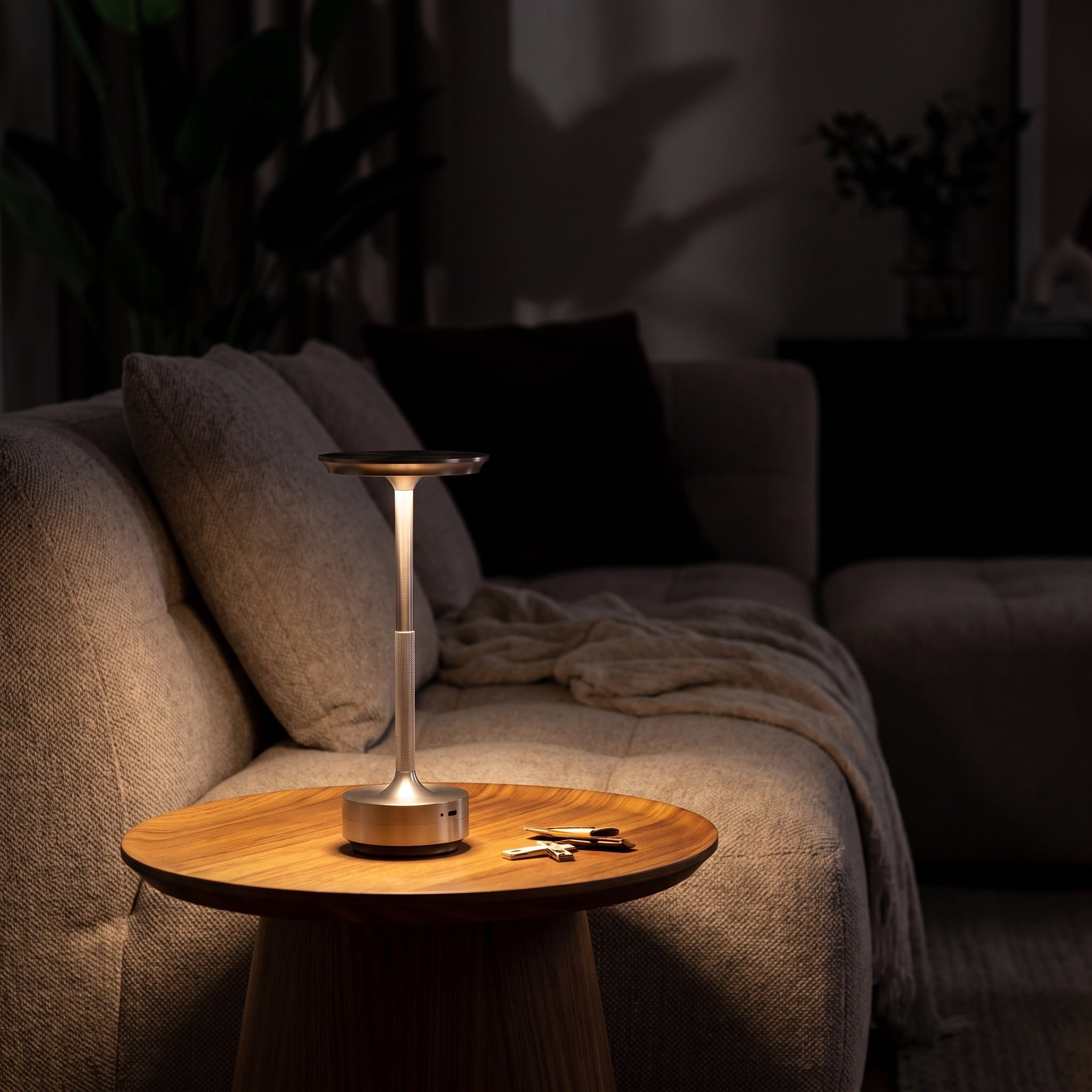 Cordless Table Lamp | Retro Rechargeable Dimmable LED Touch Lamp, Vintage Bedside & Desk Lamp for Bedroom, Dining & Bar