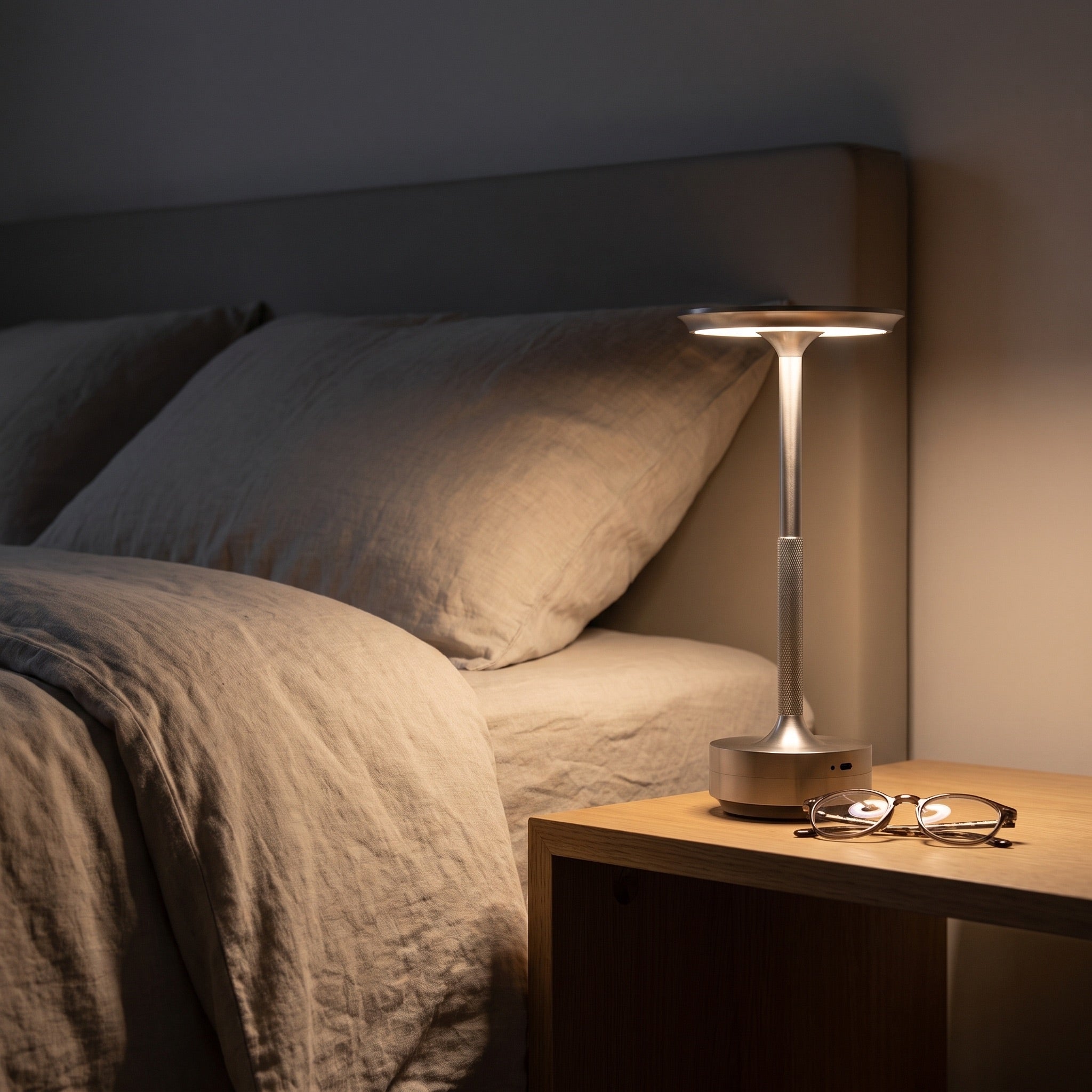 Cordless Table Lamp | Retro Rechargeable Dimmable LED Touch Lamp, Vintage Bedside & Desk Lamp for Bedroom, Dining & Bar