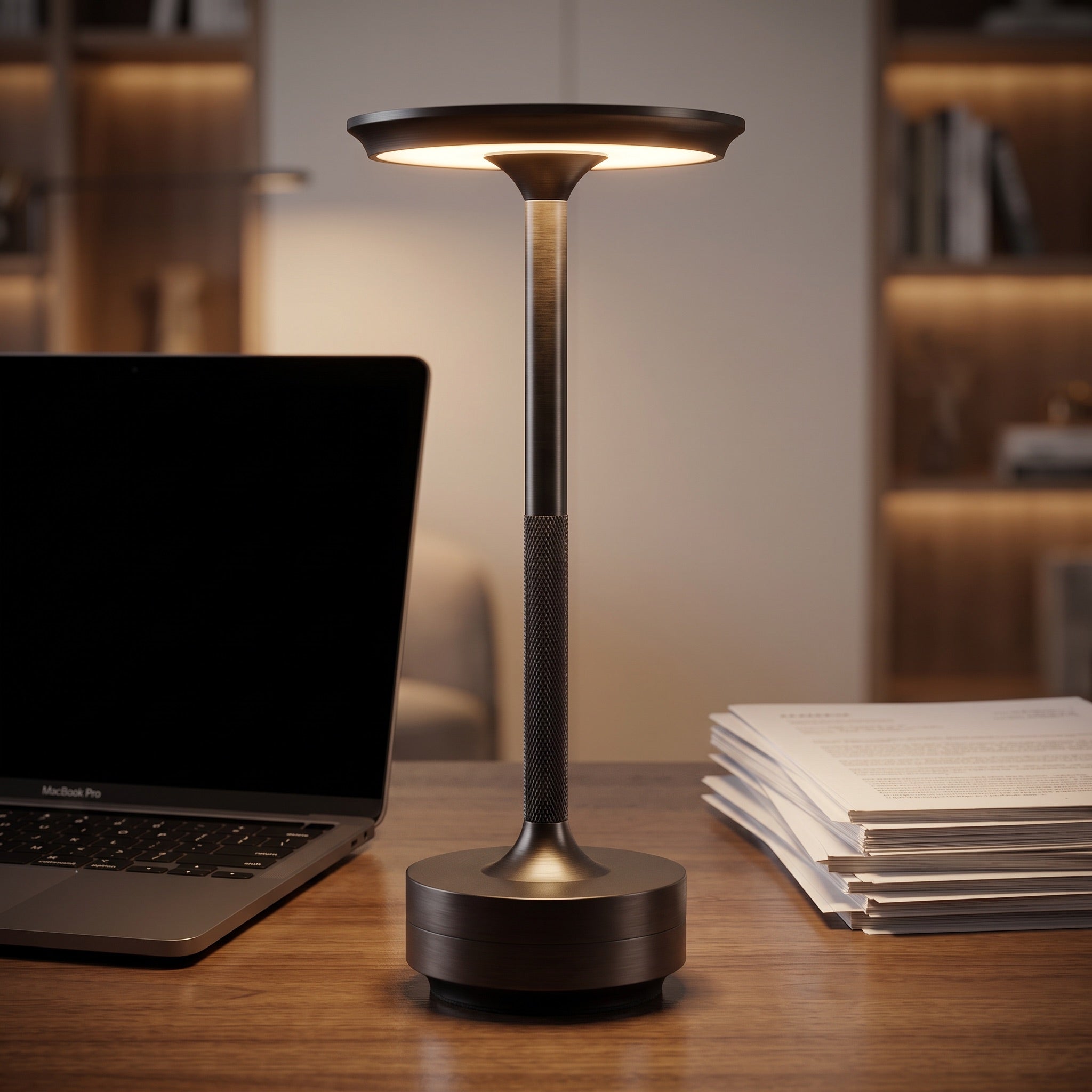 Cordless Table Lamp | Retro Rechargeable Dimmable LED Touch Lamp, Vintage Bedside & Desk Lamp for Bedroom, Dining & Bar