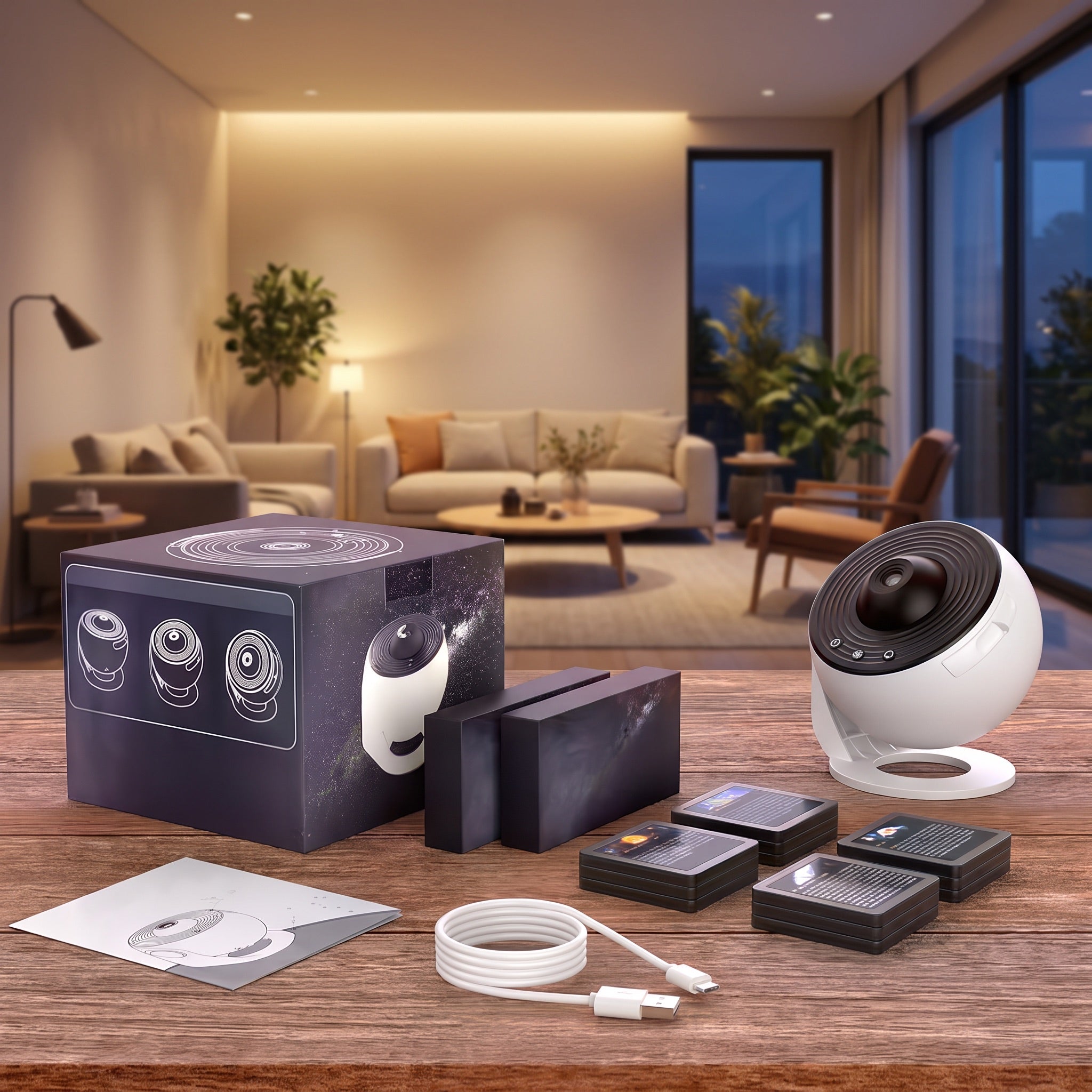 Galaxy Projector | Star & Nebula LED Night Light, Sky Projector for Bedroom Ceiling, Gaming Room & Kids Room