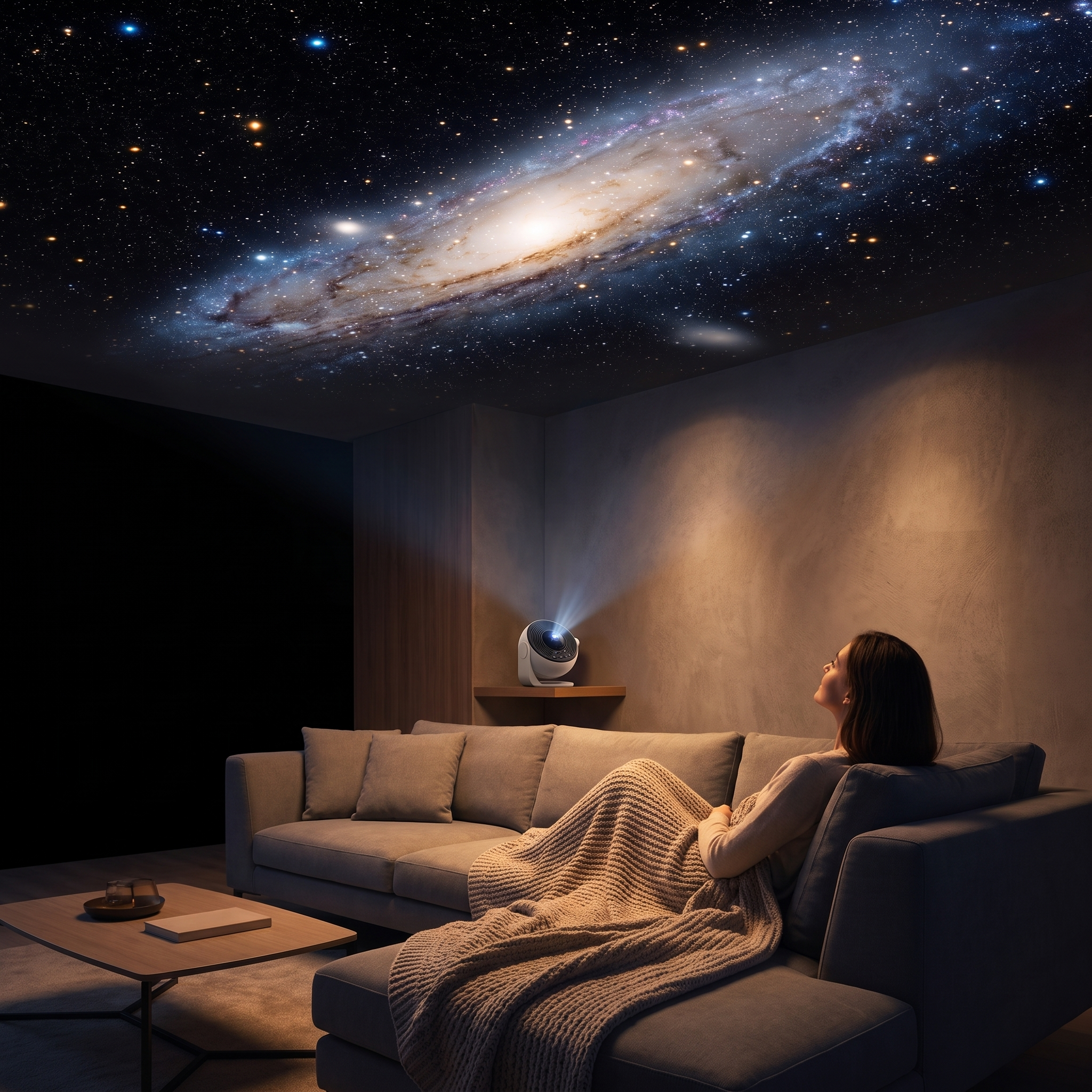 Galaxy Projector | Star & Nebula LED Night Light, Sky Projector for Bedroom Ceiling, Gaming Room & Kids Room